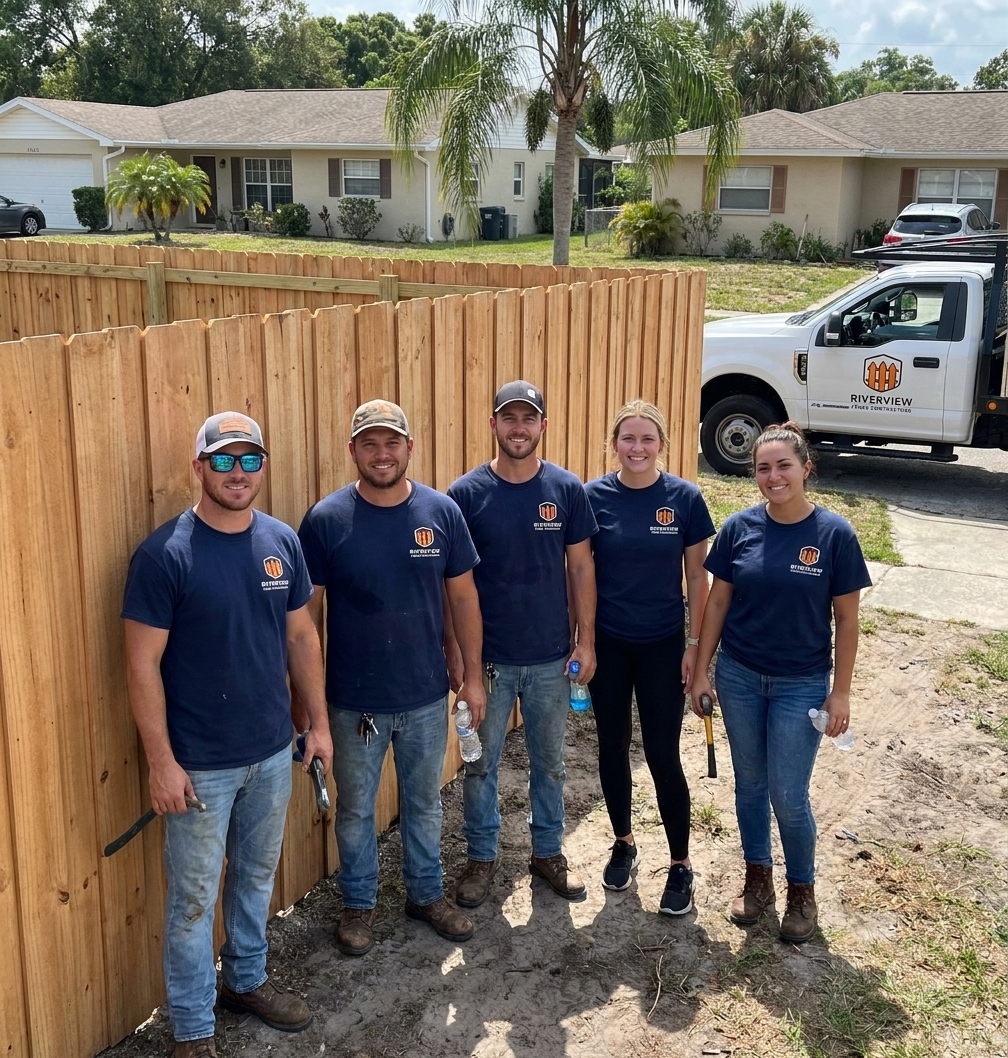 The Riverview Fence Contractors team